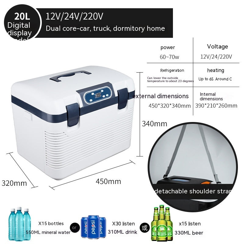 Car Refrigerator Car Dual Use in Car and Home